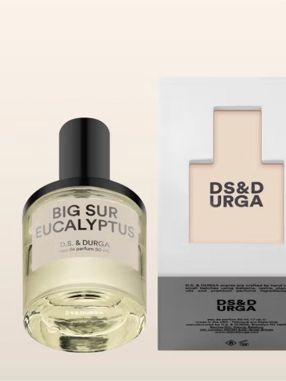 DS&D Urga BIG SUR EUCALYPTUS
PERFUME new 50 ml with bag and car fragrance